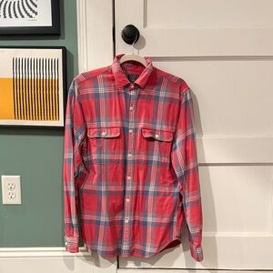 J. Crew Red and Blue Plaid Classic